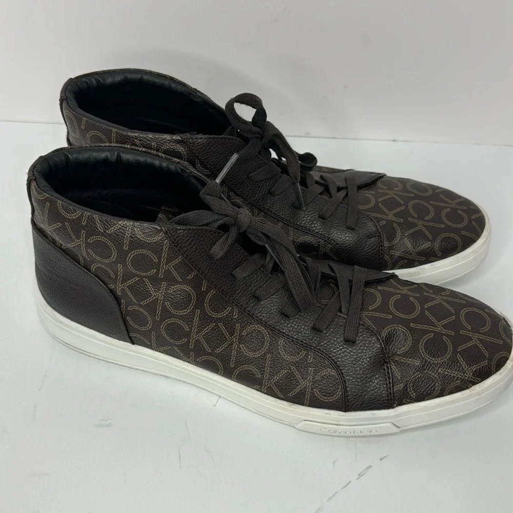 Calvin Klein Size 11 BENSI Low Top Sneakers Used Men's Shoes